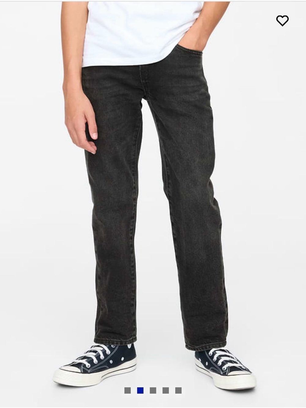 GAP Kids Relaxed Straight Jeans - Black